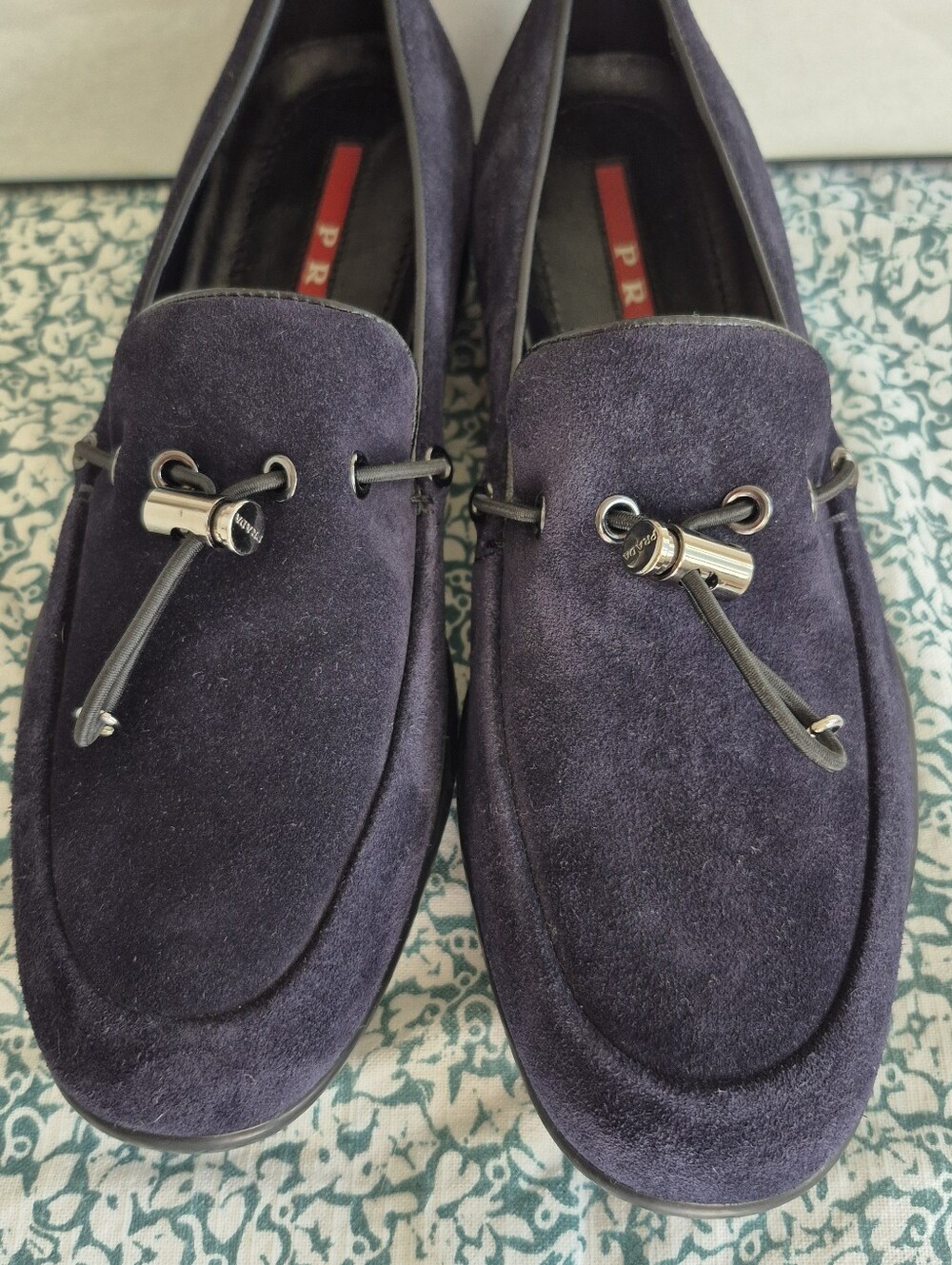 【READ! 】NEW ★AUTHENTIC PRADA suede Shoes - Picture 10 of 15